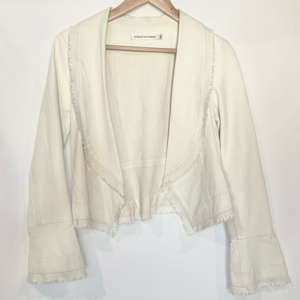 Genuine Lambskin Leather Jacket by Sarah Stewart